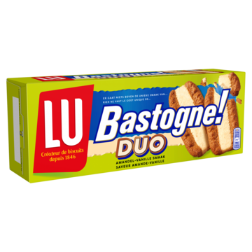 LU Bastogne Duo koekjes met Amandel-Vanille Smaak 260g