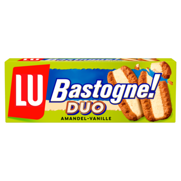 LU Bastogne Duo koekjes met Amandel-Vanille Smaak 260g