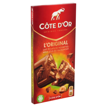 Côte d'Or L'Original chocolade reep Melk Stukjes Hazelnoot 200g