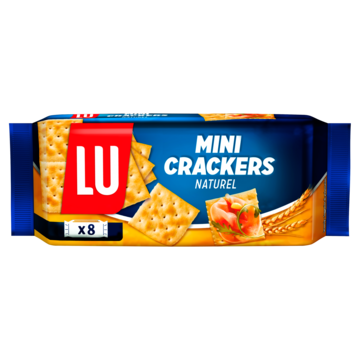 LU Mini Crackers Naturel 8 Pakjes 250g