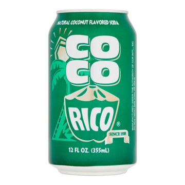 Coco Rico Natural Coconut Flavored Soda 355ml