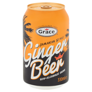 Grace Ginger Beer Jamaican Style Alcoholvrij Blik 330ml