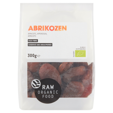 Raw Organic Food Abrikozen 300g