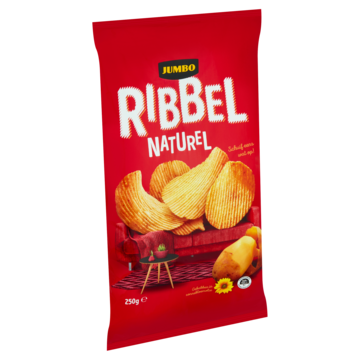 Jumbo Ribbel Naturel Chips 250g