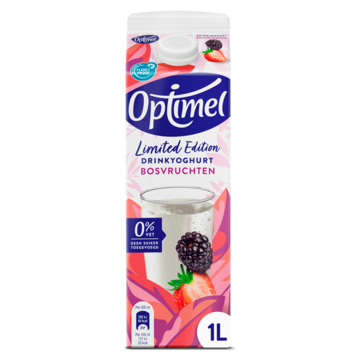 Optimel Drinkyoghurt Limited Edition Bosvruchten 0% vet 1 x 1L