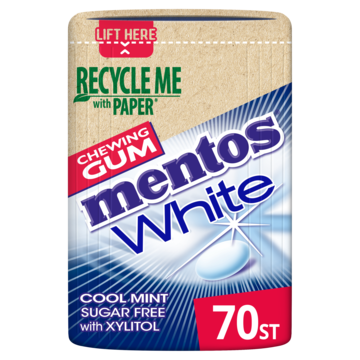Mentos Chewing Gum White Cool Mint 70 Stuks 105g