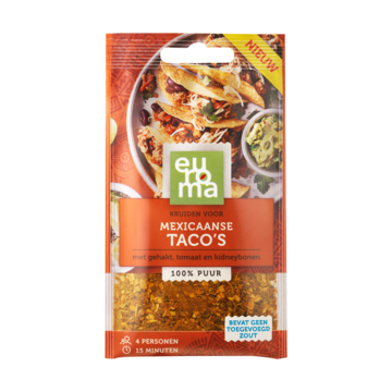 Euroma Kruiden voor Mexicaanse Taco's 12g