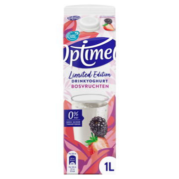 Optimel Drinkyoghurt Limited Edition Bosvruchten 1L
