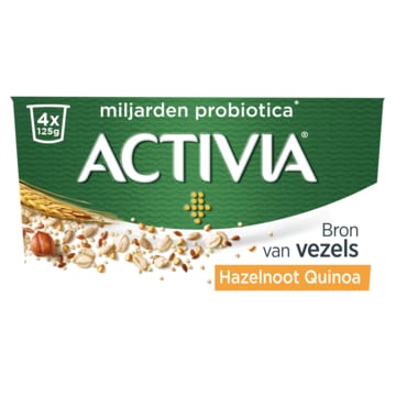 Activia Yoghurt Hazelnoot Quinoa 4 x 125g