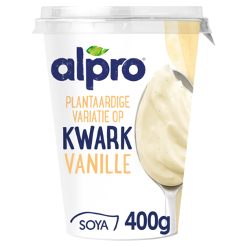 Alpro Plantaardige Variatie Op Kwark Vanille Smaak 400g