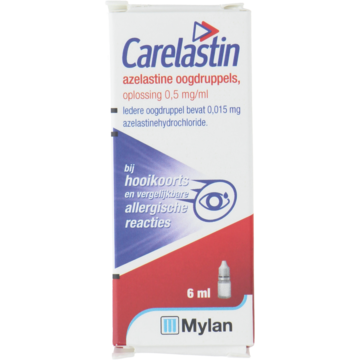 Carelastin Azelastine 0,5 mg/ml oogdruppels, 6ml