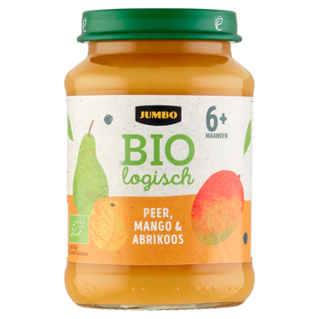 Jumbo Biologisch Peer, Mango & Abrikoos 6+ Maanden 190g