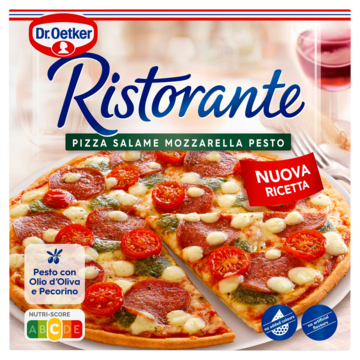 Dr. Oetker Ristorante pizza salami mozzarella pesto 360g