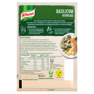 Knorr Basilicum Room Saus Mix 45g