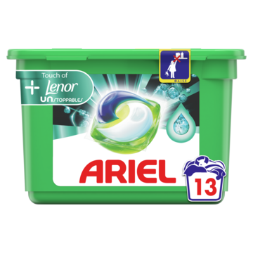 Ariel All-in-1 Pods + Unstoppables Wasmiddelcapsules, 13 Wasbeurten