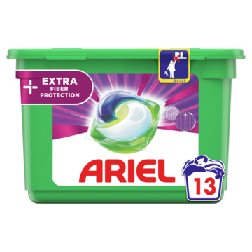 Ariel All-in-1 Pods + Vezelbescherming Wasmiddelcapsules, 13 Wasbeurten