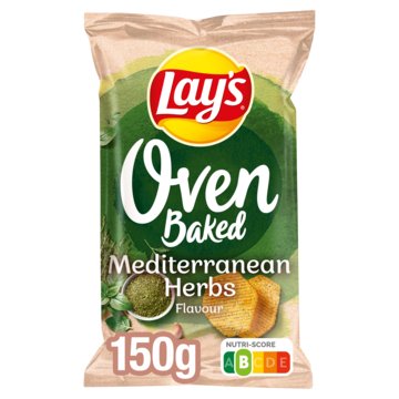 Lay's Oven Mediterraanse Kruiden Chips 150g