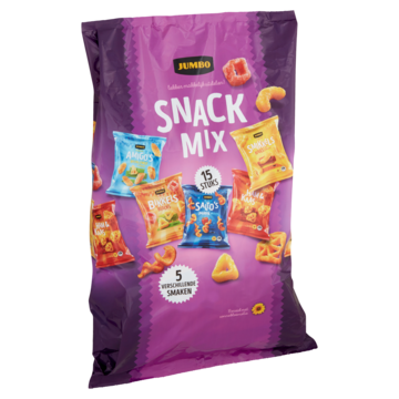 Jumbo Snack Mix Uitdeelzakjes 15 Stuks 291g