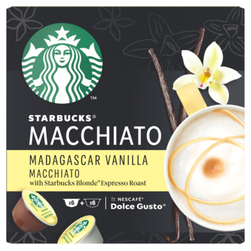 Starbucks Dolce Madagascar Vanilla Macchiato 12 Stuks
