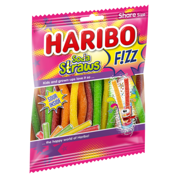 HARIBO Soda Straws F!ZZ