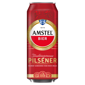 Amstel Pilsener Bier Blik 500ml bij Jumbo