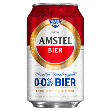 Amstel Pilsener 0.0 Bier Blik 330ml bij Jumbo