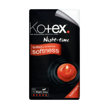 Kotex® Maxi Night-Time Maandverband 10 Stuks