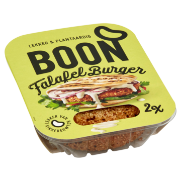 Boon Lekker & Plantaardig Falafel Burger 2 Stuks 180g
