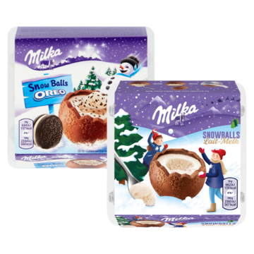 Milka Snowballs Chocolade 8 x 28g bestellen? | Jumbo