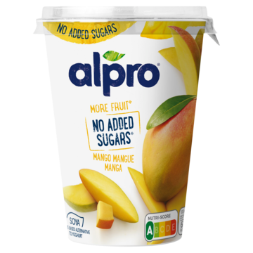 Alpro More Fruit Plantaardige Variatie op Yoghurt Mango 400g