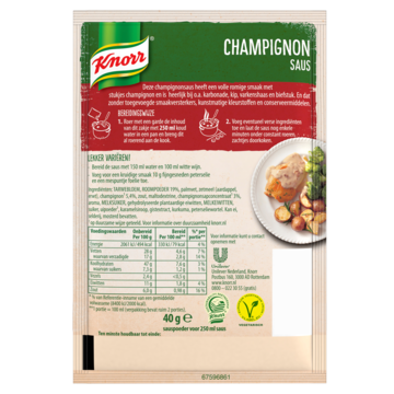 Knorr Champignon Saus Mix 40g