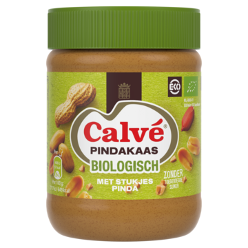 Calve Pindakaas Biologisch 350g