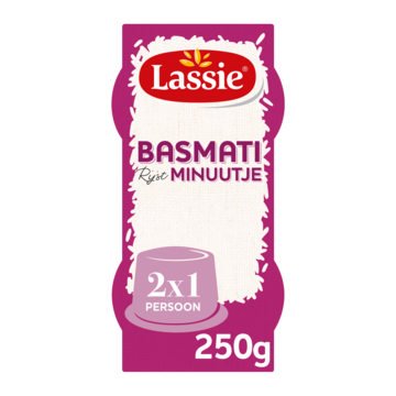 Lassie Minuutje Basmatirijst 2x125g