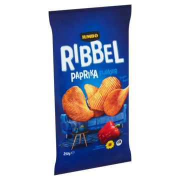Jumbo Ribbel Paprika Chips 250g