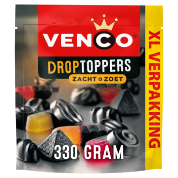 Venco Droptoppers Zacht Zoet XL 330g