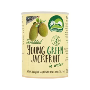 Natureapos s Charm Young Green Jackfruit Shredded in Water Blik 565g