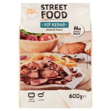 LekkerAnders Streetfood Kip Kebab 600g