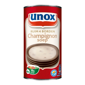Unox Soep in Blik Champignonsoep 4 Porties 515ml