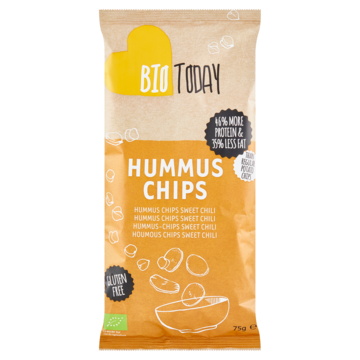 BioToday Hummus Chips Sweet Chili 75g