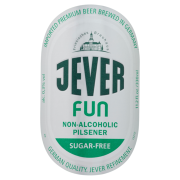 Jever Fun Non-Alcoholic Pilsener Sugar-Free Fles 0, 33L