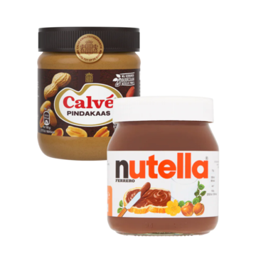 Calvé Pindakaas & Nutella