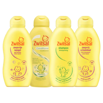 Zwitsal Baby Shampoo, Conditioner, Wasgel & Badschuim Pakket bestellen? Baby, peuter — Jumbo Supermarkten