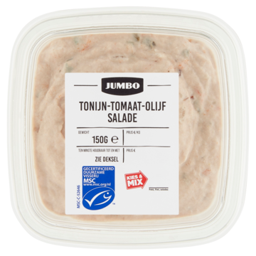 Jumbo Tonijn-Tomaat-Olijf Salade 150g