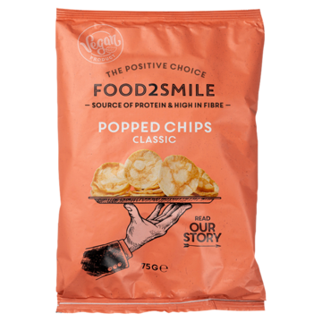 Food2Smile Popped chips classic 75g