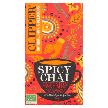 Clipper Spicy Chai Organic Infusion 20 stuks 50g