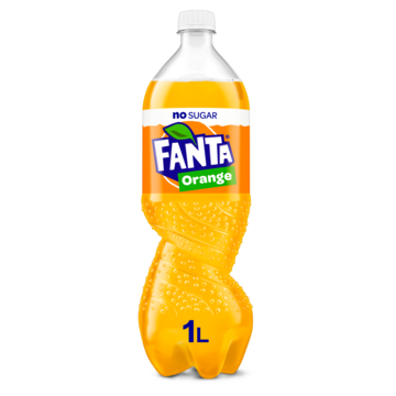 Fanta Orange No Sugar 1L