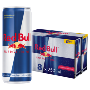 Red Bull Energy Drink 8-pack 250ml