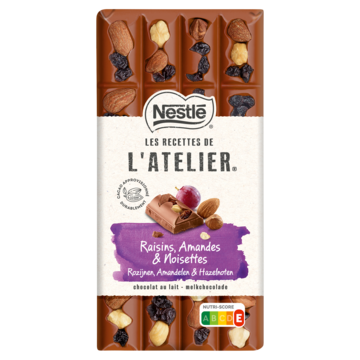 Nestlé L'Atelier melk Chocolade Reep Cranberry Hazelnoot 170g