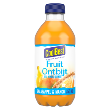 CoolBest Fruitontbijt Sinaasappel-Mango 0, 75L