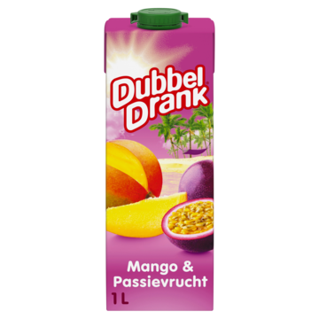 DubbelDrank Mango & Passievrucht 1L